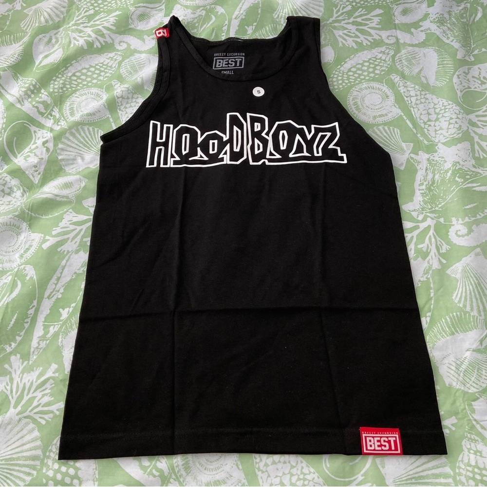 Men’s Breezy Excursion Hood Boyz Tank Size Small